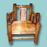 Bamboo arm chair