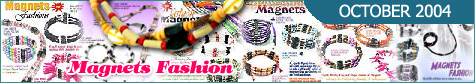 Magnetic Jewelry Necklace Belt Bracelet Collection October 2004 Specials