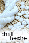 natural raw shell shell heishe